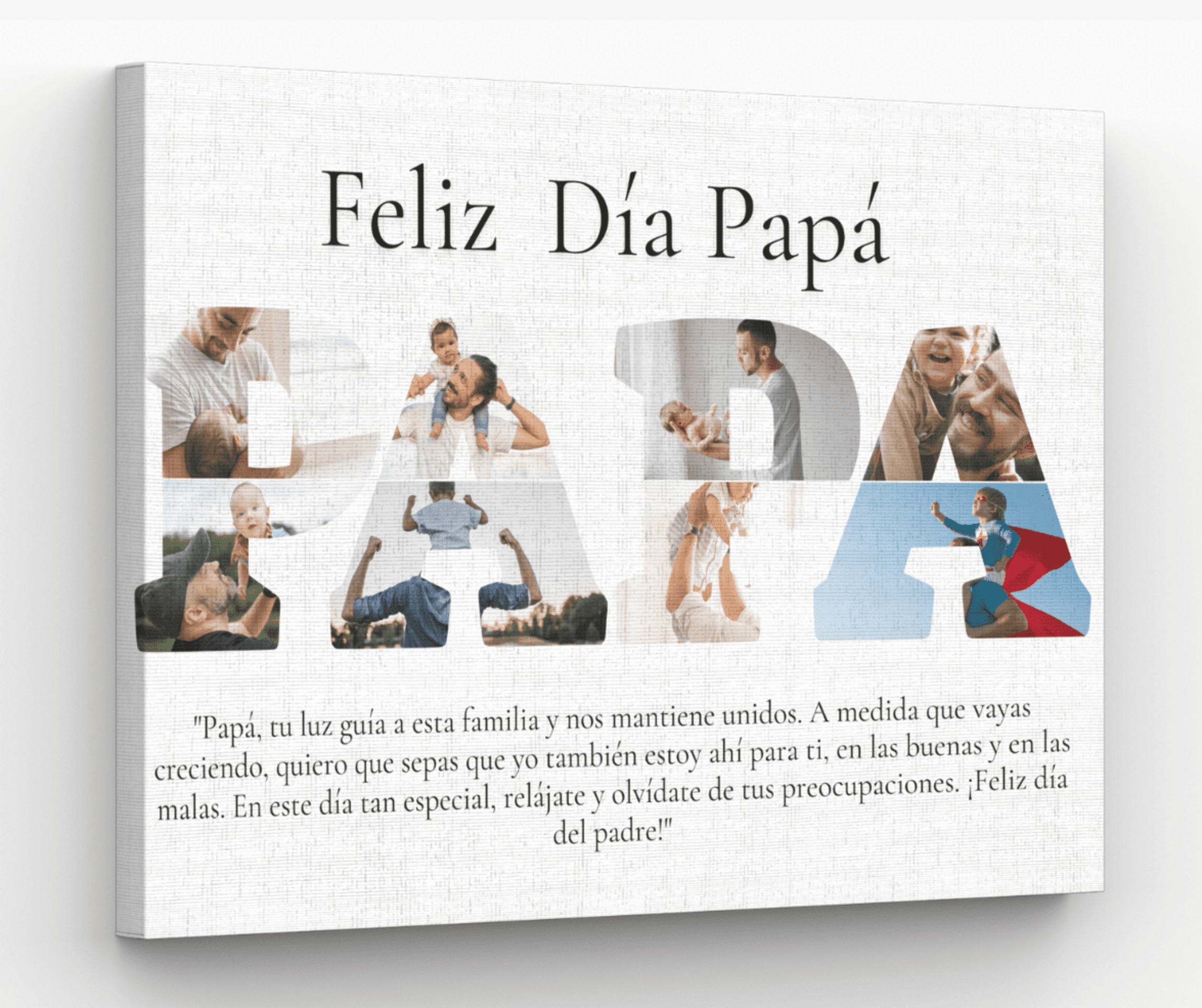 Lienzo personalizado DIA del PADRE - 3